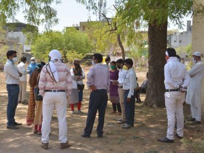 CoronaVirus: Crowd of citizens for check-up at Corporation's recruitment hospital | CoronaVirus : मनपाच्या भरतीया रुग्णालयात तपासणीसाठी नागरिकांची गर्दी