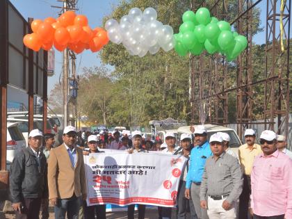 A public awareness rally in Akola city on the occasion of voters day | मतदार दिनानिमित्त अकोला शहरातून निघाली जनजागृती रॅली