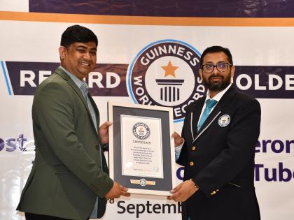 guinness world records for aviation and aeronautics online activities | विमान आणि विमानशास्त्राच्या ऑनलाईन उपक्रमाचा गिनीज वर्ल्ड रेकॉर्ड 