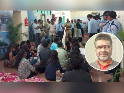 Mahatma Gandhi Hindi University turned into a police camp, students protest for the resignation of the VC | कुलगुरुंच्या राजीनाम्यासाठी विद्यार्थ्यांचे आंदोलन, हिंदी विद्यापीठाला पोलिस छावणीचे स्वरूप