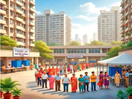 सोसायट्यांमध्ये ७०२ मतदान केंद्रे, मतटक्का वाढविण्यासाठी सुविधा; गोंधळ, गैरसोय टाळण्याचा प्रशासनाचा प्रयत्न - Marathi News | 702 polling stations in societies, facilities to increase voter turnout; Administration's efforts to avoid confusion, inconvenience | Latest News at Lokmat.com सोसायट्यांमध्ये ७०२ मतदान केंद्रे, मतटक्का वाढविण्यासाठी सुविधा; गोंधळ, गैरसोय टाळण्याचा प्रशासनाचा प्रयत्न - Marathi News | 702 polling stations in societies, facilities to increase voter turnout; Administration's efforts to avoid confusion, inconvenience | Latest News at Lokmat.com