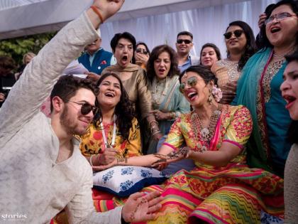 Priyanka nick wedding: pc injured at the time of mehandi ceremony in-jodhpur | Priyanka Nick Wedding : मेहंदी सेरेमनीपूर्वी प्रियांकाच्या पायाला झाली दुखापत, बोलवावा लागला डॉक्टर!!