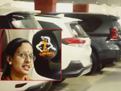 Kolhapur sting in Dubai; Image of shivaji maharaj riding on luxury cars, video viral | नादखुळा! दुबईत कोल्हापूरकरांचा डंका; आलिशान गाड्यांवर मिरवतात शिवरायांची प्रतिमा, व्हिडिओ व्हायरल