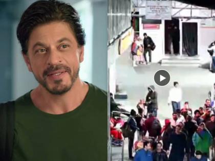 Shahrukh Khan took blessings at Vaishnodevi Temple before release of his next movie Dunki | 'पठाण', 'जवान' नंतर किंग खान तिसऱ्यांदा वैष्णोदेवीच्या दर्शनाला, 'डंकी'च्या यशासाठी साकडं