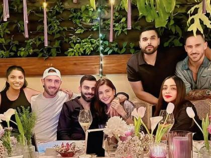 Virat Kohli celebrated wife Anushka Sharma s birthday in banglore photo viral | विराट कोहलीने साजरा केला पत्नी अनुष्काचा वाढदिवस, क्युट कपलचा फोटो व्हायरल