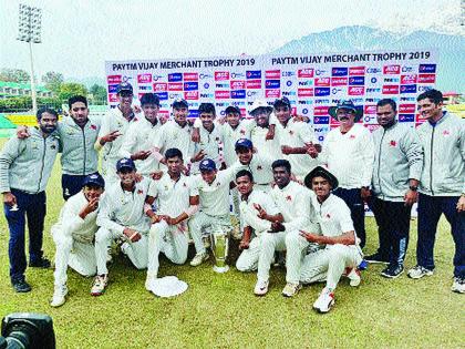 Mumbaikars win Vijay Merchant Cup | मुंबईकरांनी पटकावला विजय मर्चंट चषक