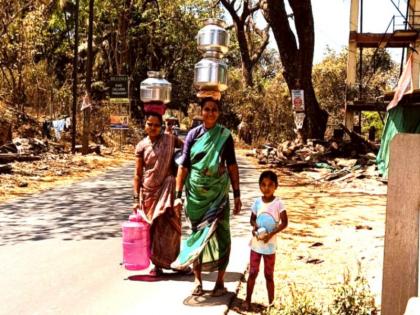 Rumbling of water in the bodani; One has to walk two kilometers for water | बोडणीत पाण्याचा खडखडाट; पाण्यासाठी दोन किलोमीटरची पायपीट