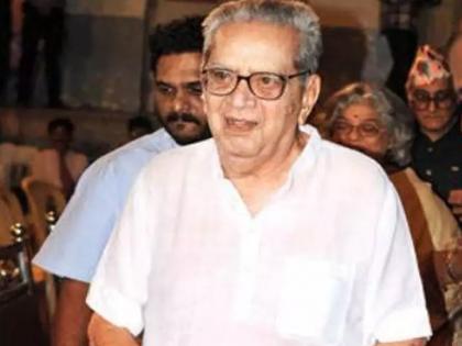 tears in eyes of co actors after shriram lagoo's death in pune | सूर्य पाहिलेल्या माणसाचा 'अस्त'; लागू यांच्या निधनानंतर नाट्यकर्मींच्या डोळ्यांत तरळले अश्रू