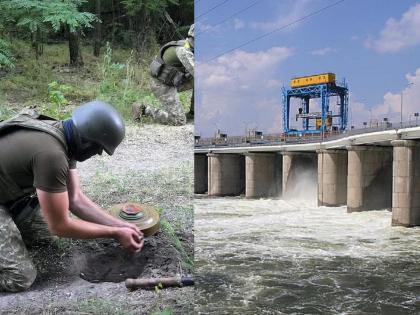 Russia prepares to submerge Ukraine; landmines planted in The Hydropower dam | रशिया युक्रेनचा खेरासन प्रांत बुडविण्याच्य़ा तयारीत; डॅममध्ये लँडमाईन्स पेरले...