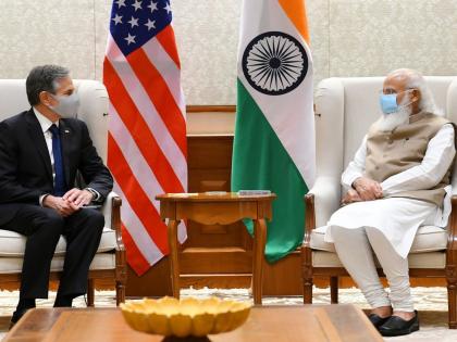 US Antony blinken announce an additional $25 million for Corona Vaccination in India; meet Narendra modi  | Corona Vaccination: कोरोना लसीकरणासाठी अमेरिकेकडून 2.5 कोटी डॉलरची मदत जाहीर; ब्लिंकननी घेतली मोदींची भेट