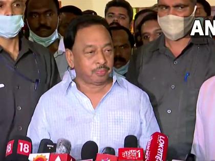 Narayan Rane's life in danger, video of police to Prasad Lad about arrest narayan rane | 'नारायण राणेंच्या जीवाला धोका, जेवण करताना पोलिसांची धक्काबुक्की'