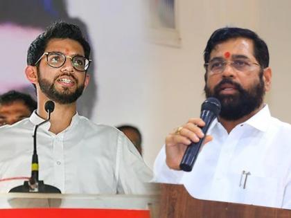 Let Aditya Thackeray say what he wants to say, CM Eknath Shinde's targeted Shivsena leader Aditya Thackeray | 'गद्दार' शब्दावरून एकाच वाक्यात मुख्यमंत्री शिंदेंनी आदित्य ठाकरेंना फटकारलं