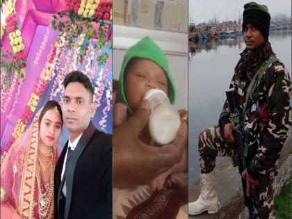 India Pakistan War: A soldier reached duty 2 days ago, his wife passed away today; his daughter, who was only 15 days old, was left alone | २ दिवसापूर्वी कर्तव्यावर पोहचला जवान, आज पत्नीचं निधन; अवघ्या १५ दिवसाची लेक एकटी पडली India Pakistan War: A soldier reached duty 2 days ago, his wife passed away today; his daughter, who was only 15 days old, was left alone | २ दिवसापूर्वी कर्तव्यावर पोहचला जवान, आज पत्नीचं निधन; अवघ्या १५ दिवसाची लेक एकटी पडली