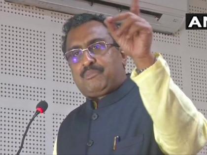 'For the last 70 years the party agitated to remove Article 370 but took that decision within 48 hours'.Says Ram Madhav | 'कलम 370 हटविण्यासाठी गेली 70 वर्ष पक्षाने आंदोलन केलं मात्र तो निर्णय 48 तासात घेतला'