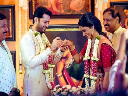 Actor Nithiin Gets Engaged To GF Shalini During COVID-19 in an Intimate Ceremony | दाक्षिणात्य स्टार नितीनचा पार पडला साखरपुडा, 26 जुलैला अडकणार लग्नबेडीत, See Photos