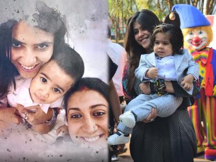 ekta kapoor son ravie write birthday letter for maasi smriti irani | प्रिय स्मृती मावशी...; एकता कपूरच्या 3 वर्षीय चिमुकल्यानं स्मृती इराणींसाठी लिहिली खास नोट