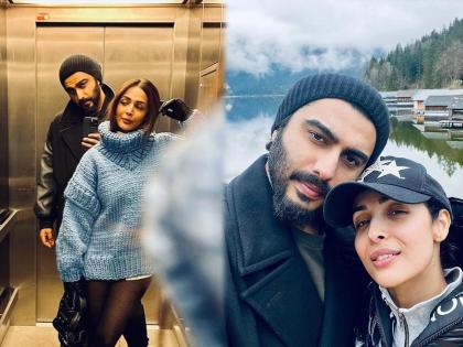 malaika arora arjun kapoor romantic pictures from europe trip Scotland | Malaika Arora :  ‘तू जवळ असतोस तेव्हा..’, स्कॉटलँडमध्ये अर्जुन – मलायकाचा रोमान्स