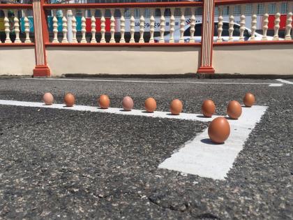 During solar eclipse 2019 Malaysians were busy balancing eggs on street because science say so | Video : आपण सूर्यग्रहण बघत होतो तेव्हा मलेशियातील लोक अंडी बॅलन्स करत होते, पण का?