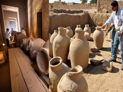 Egypt News, 5000-year-old wine jars found in this Muslim country; many big secrets will be revealed | या मुस्लिम देशात सापडले 5000 वर्षे जुने वाइनचे शेकडो जार; अनेक मोठी रहस्ये उलगडणार... Egypt News, 5000-year-old wine jars found in this Muslim country; many big secrets will be revealed | या मुस्लिम देशात सापडले 5000 वर्षे जुने वाइनचे शेकडो जार; अनेक मोठी रहस्ये उलगडणार...