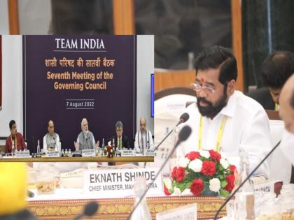 CM Eknath Shinde demanded that the limit of purchase of agricultural produce should be increased to 50 percent of the total production in the NITI Aayog meeting. | केंद्रीय निती आयोगाच्या बैठकीत एकनाथ शिंदेंनी केली महत्वाची मागणी; पंतप्रधानांचेही कानमंत्र