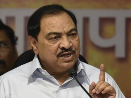 after the resignation Of ajit pawar and devendra fadanvis, eknath khadse react at media | बरं झालं... इज्जत तरी वाचली, राजीनाम्यानंतर एकनाथ खडसेंचा टोला