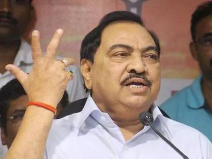 Illegal Mining Case: Notice of fine of 137 crores to Eknath Khadse! Mandakini Khadse is also in trouble | अवैध उत्खनन प्रकरण : खडसेंना १३७ कोटींच्या दंडाची नोटीस! मंदाकिनी खडसेही अडचणीत