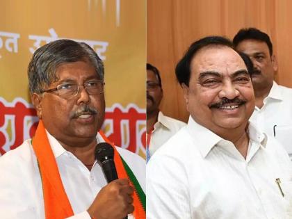 ncp leader eknath khadse reaction over bjp leader chandrakant patil statement on retirement from politics | Maharashtra Politics: “चंद्रकांत पाटलांनी आत्ताच निवृत्ती घ्यावी, पाच-दहा वर्षे कशाला पाहिजे?”; एकनाथ खडसेंची टीका