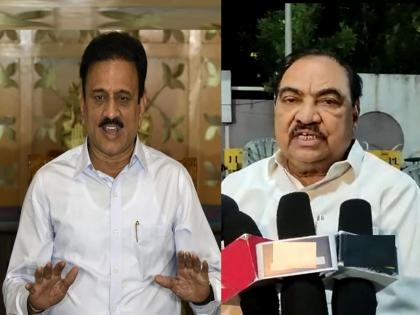 Eknath Khadse: 'I have seen the affaire of Girish Mahajan's on Fardapur guesthouse'; Eknath Khadse became emotional on the subject of the boy suicide | Eknath Khadse: 'गिरीश महाजनांची गेस्टहाऊसवरील भानगड मी पाहिलीय'; एकनाथ खडसे मुलाच्या विषयावर भावूक झाले