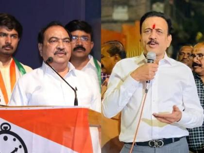 Eknath Khadse keeping bag of Haribhau Jawale in the Congress, joined the BJP and became an MLA; Girish Mahajan's criticism | खडसे काँग्रेसमध्ये जावळेंची बॅग घेऊन फिरायचे, भाजपात आले आमदार झाले; महाजनांची टीका