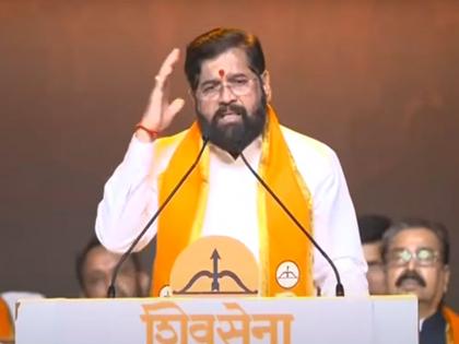 Srikanth shinde had gone with four lakhs, a box arrived and...; Eknath Shinde told the story of the time of counting of votes kalyan, target Uddhav Thackeray Shivsena Vardhapan Din Speech | श्रीकांत चार लाखांनी गेला होता, एक पेटी आली अन्...; एकनाथ शिंदेंनी सांगितला मतमोजणीवेळचा किस्सा