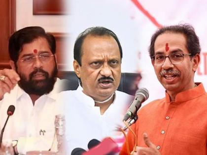 leader of oppositiion Ajit Pawar s Googly on Uddhav Thackeray s insistence eknath shinde resignation maharashtra winter session 2022 | शिंदेंच्या राजीनाम्यावर घुमजाव अन् दालनात वाद, उद्धव ठाकरेंच्या आग्रहाला अजित पवारांची गुगली