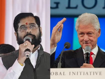 cm eknath shinde claims that america former president bill clinton ask about him to indians | Maharashtra Politics: “बिल क्लिंटन विचारतात, एकनाथ शिंदे केवढे काम करतात; खातात कधी अन् झोपतात कधी?”