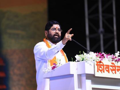 maratha reservation will be given said cm eknath shinde in 50 minutes speech target uddhav thackeray | शिवरायांची शपथ, मराठा आरक्षण देणारच: मुख्यमंत्री, ५० मिनिटे भाषण, उद्धव ठाकरेंवर निशाणा