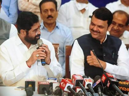 Who suggested the name of Eknath Shinde as Chief Minister; Devendra Fadnavis' secret blast in Kupate tithe Gupte | एकनाथ शिंदेंना मुख्यमंत्री करण्यास दिल्ली तयार नव्हती; देवेंद्र फडणवीसांनी सांगितली पडद्यामागची स्टोरी