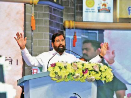 Chief Minister Eknath Shinde's remarks at the inauguration of Vishwa Marathi Sammelan, which unites all Marathi | मराठी सर्वांना एकत्रित ठेवणारी, विश्व मराठी संमेलनाच्या उद्घाटनावेळी मुख्यमंत्र्यांचे उद्गार