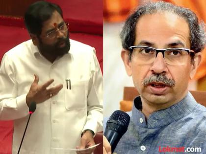 While criticizing Uddhav Thackeray DCM Eknath Shinde compared him to a lizard that changes color | "CM फडणवीसांनी ४० फोन केले पण..."; ठाकरेंनी मतांची माती केली म्हणत एकनाथ शिंदेंनी सगळचं काढलं While criticizing Uddhav Thackeray DCM Eknath Shinde compared him to a lizard that changes color | "CM फडणवीसांनी ४० फोन केले पण..."; ठाकरेंनी मतांची माती केली म्हणत एकनाथ शिंदेंनी सगळचं काढलं