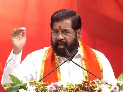We don't go to 10 Janpath to greet like you do Eknath Shinde attacke on uddhav thackeray without naming him, but spoke clearly | "...तुमच्या सारखे '10 जनपथ'ला मुजरे करायला जात नाही!" एकनाथ शिंदेंचा हल्लाबोल, स्पष्टच बोलले