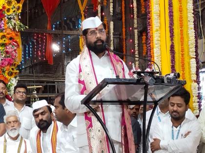 cm eknath shinde in pandharpur on sunday | मुख्यमंत्री एकनाथ शिंदे रविवारी पंढरपुरात; आषाढी पूर्व तयारीचा घेणार आढावा अन् करणार पाहणी