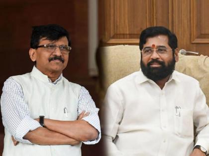 shiv sena thackeray group sanjay raut reaction over lok sabha 2024 survey and challenges cm eknath shinde | Maharashtra Politics: “तुम्ही तुमच्या मुलाची जागा वाचवली तरी पुरे”; संजय राऊतांचे CM एकनाथ शिंदेंना आव्हान