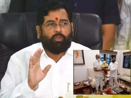 Eknath Shinde: Sharad Pawar's visit, photo goes viral, discussion in media, finally the explanation given by the Chief Minister, said the photo ... | Eknath Shinde: शरद पवारांची भेट? फोटो व्हायरल, माध्यमांत चर्चा, अखेर मुख्यमंत्र्यांनीच दिलं स्पष्टीकरण, म्हणाले तो फोटो...