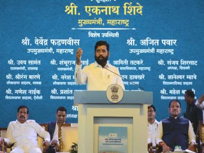 "Mahavikas Aghadi government taking installments", Chief Minister Eknash Shinde's criticism | "महाविकास आघाडीचे सरकार हप्ते घेणारे", मुख्यमंत्री एकनाथ शिंदेंची बोचरी टीका