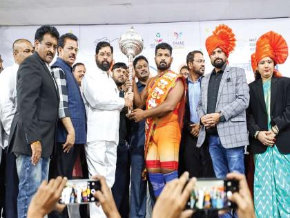 Complex for wrestling practice in Thane soon - Eknath Shinde | कुस्तीच्या सरावासाठी ठाण्यात लवकरच संकुल, एकनाथ शिंदे यांची माहिती