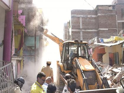 छत्रपती संभाजीनगरमध्ये कारवाई: 60 तस्करांच्या घरावर आठ दिवसांत बुलडोझर