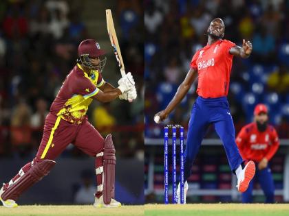 WI vs ENG T20 World Cup 2024 Super-8 West Indies set England a target of 181 runs to win | T20 WC 24 WI vs ENG : विंडिजची गाडी 'सुस्साट' मग लागला ब्रेक; तरीही यजमानांनी उभारली मोठी धावसंख्या