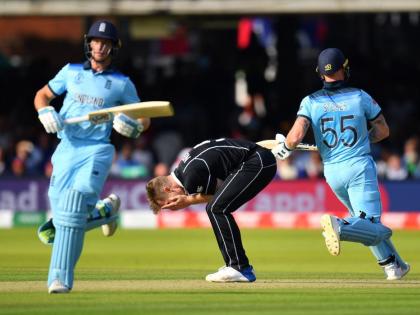 ICC World Cup 2019: England finally won the World Cup | ICC World Cup 2019 : विश्वचषकाची अंतिम फेरी अखेर सुपर ओव्हरमध्ये......