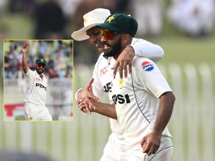   pak vs nz 3rd test match Sajid Khan took six wickets from Pakistan, England all out for 267 runs  | PAK vs ENG : फिरकीच्या तालावर पाहुण्यांना नाचवले; फायनल कसोटीतही पाकिस्तानच्या 'गब्बर'ची कमाल