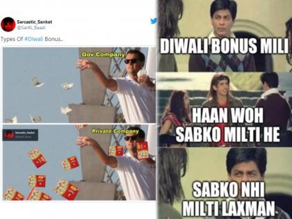 Diwali 2020: Funny memes and jokes on Diwali bonus go viral on social media