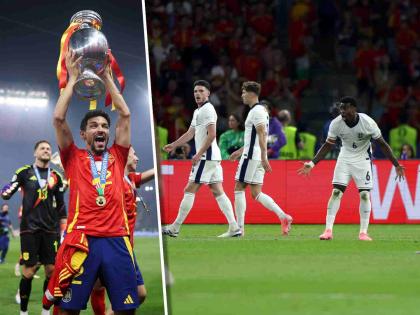 Euro 2024 Embarrassing Record as England became first country to lose two consecutive finals after losing to Spain | EURO 2024: इंग्लंडच्या नावे झाला लाजिरवाणा विक्रम; 'अशी' नामुष्की ओढवलेला पहिलाच देश