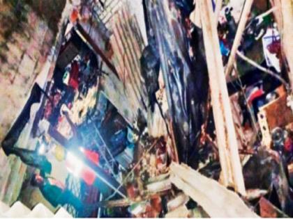 'EV' battery explosion! The letters flew, the wall fell; Three injured | ‘ईव्ही’ बॅटरीचा स्फोट! पत्रे उडाले, भिंत पडली; तिघे जखमी