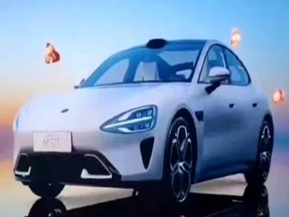 Xiaomi EV car , After smartphones, now electric cars! Xiaomi EV car photos leaked, have you seen… | स्मार्टफोन्सनंतर आता इलेक्ट्रिक कार! Xiaomi EV कारचे फोटो लीक, तुम्ही पाहिले का...